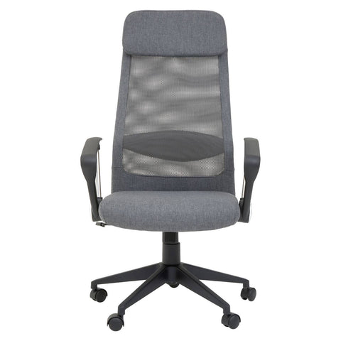 ErgoComfort Grey Office Chair