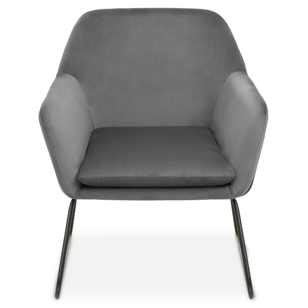 Retro Chic Velvet Armchair