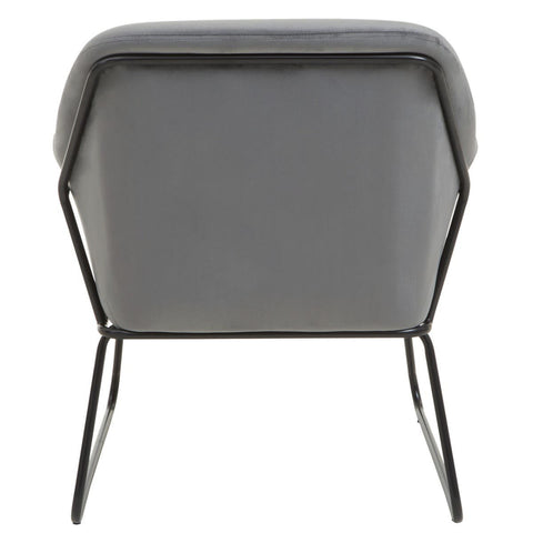 Retro Chic Velvet Armchair