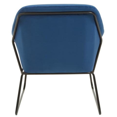 Velvet Sculptural Armchair