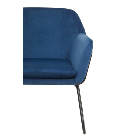Velvet Sculptural Armchair