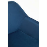 Velvet Sculptural Armchair