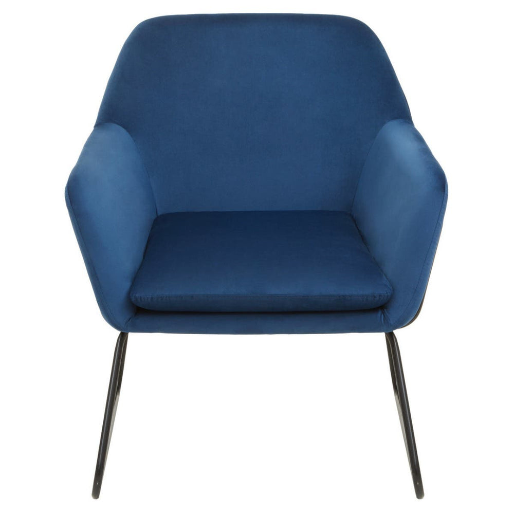 Velvet Sculptural Armchair