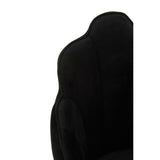 Luxe Black Velvet Dining Chair