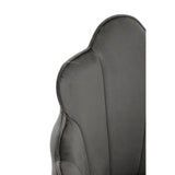 Luxe Scalloped Velvet Dining Chair