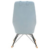 Luxe Blue Velvet Rocker