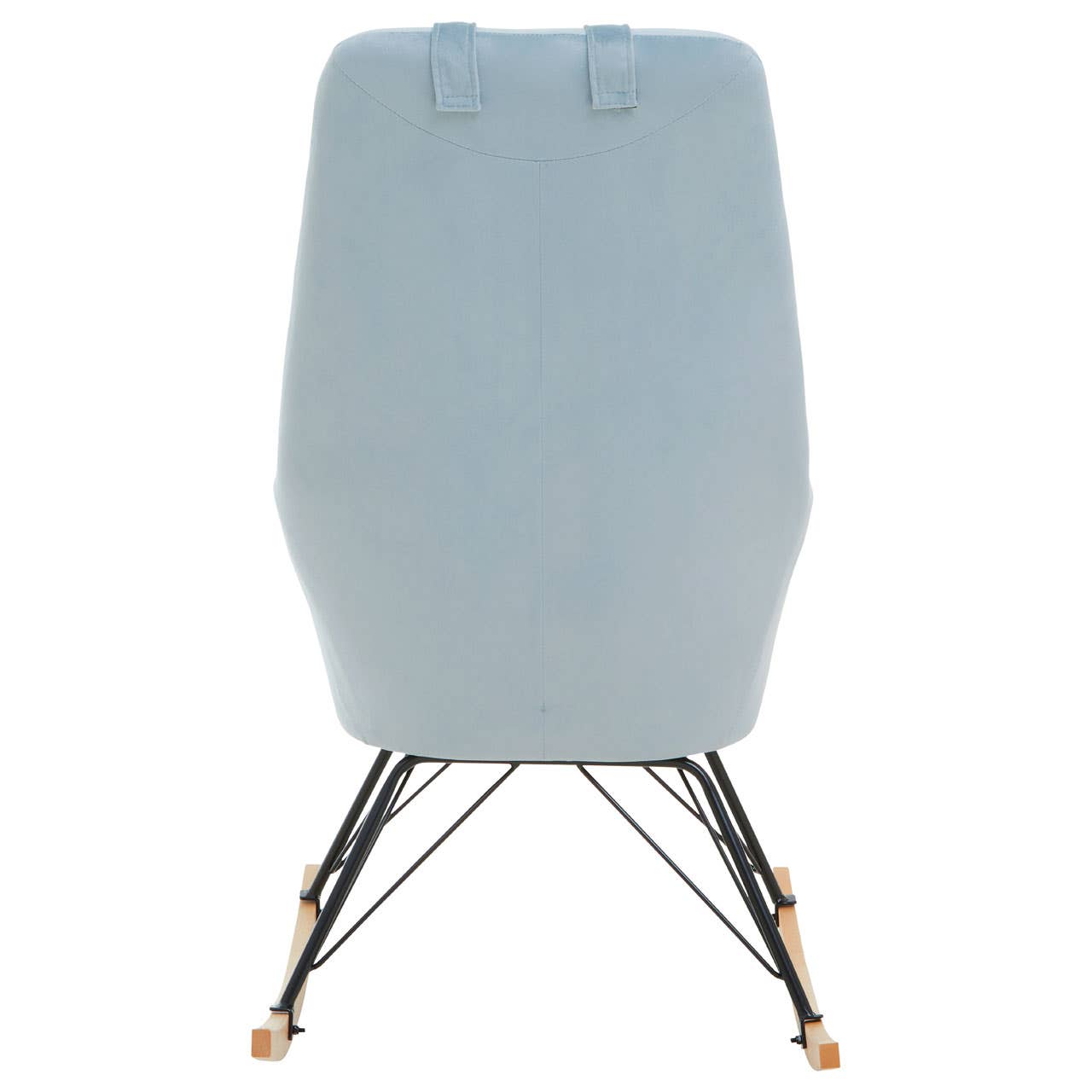 Luxe Blue Velvet Rocker