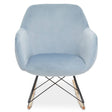 Chic Velvet Rocking Chair
