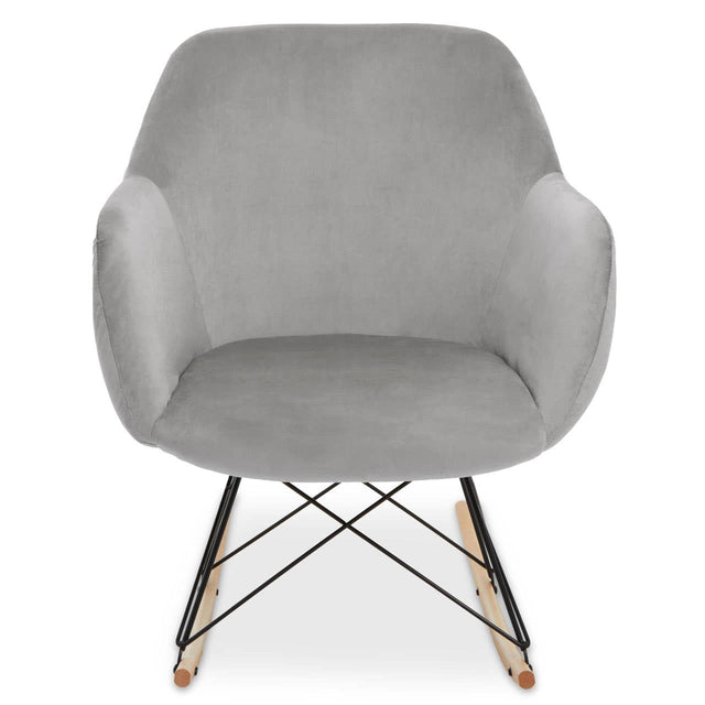 Luxe Velvet Rocking Chair