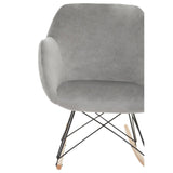 Luxe Velvet Rocking Chair