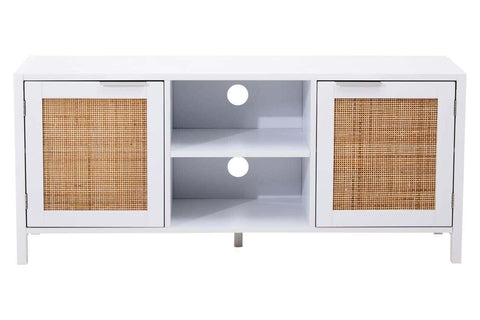 Coastal Rattan Media Storage