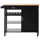 Modern Black Kitchen Cart