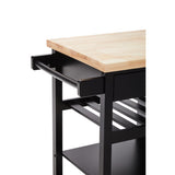 Modern Black Kitchen Cart