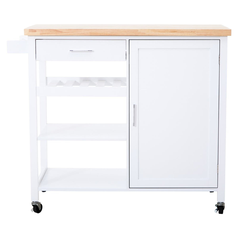 Sleek Kitchen Storage Cart