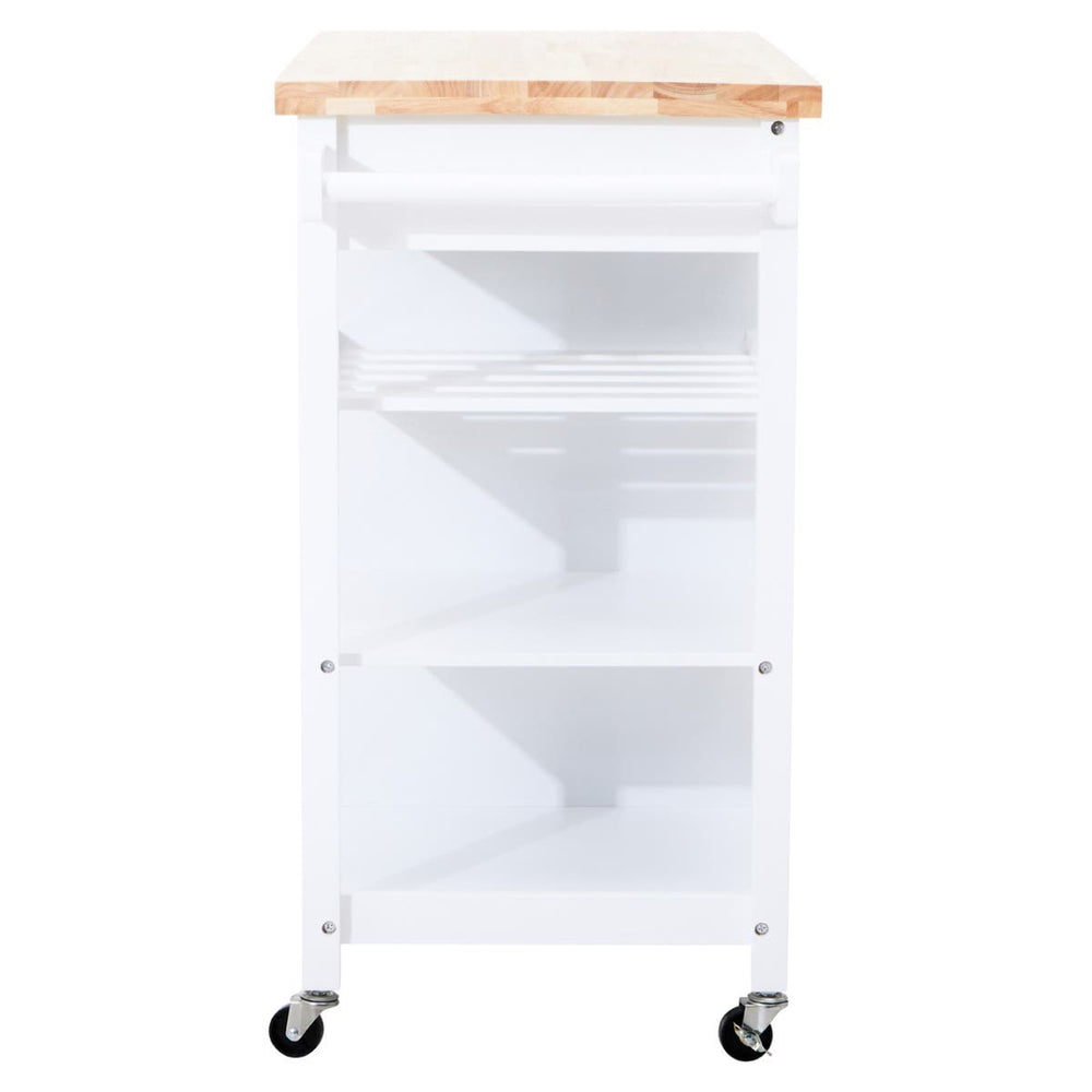 Sleek Kitchen Storage Cart