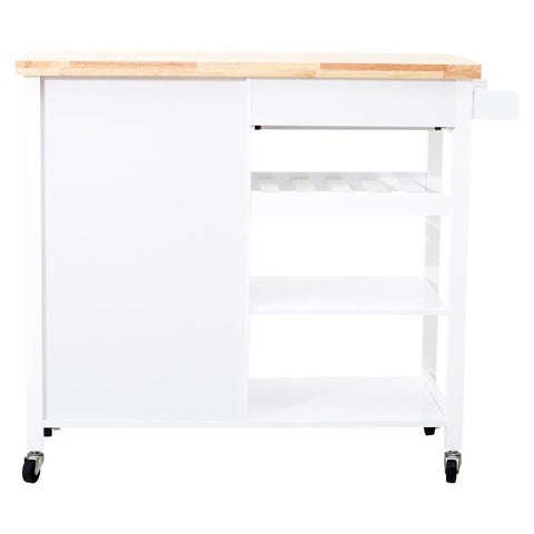 Sleek Kitchen Storage Cart