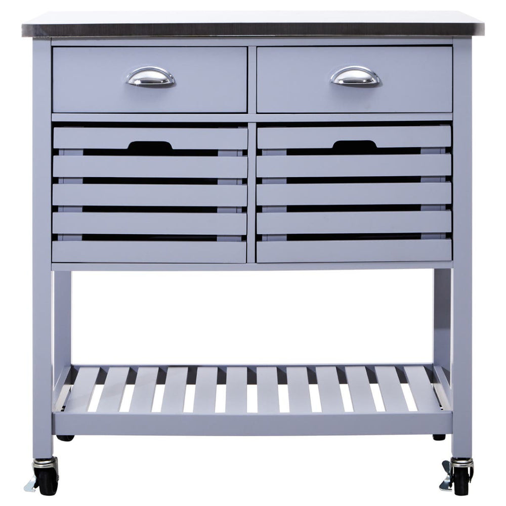 Sleek Storage Kitchen Trolley