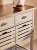 Sleek Storage Kitchen Trolley