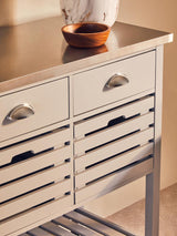 Sleek Storage Kitchen Trolley