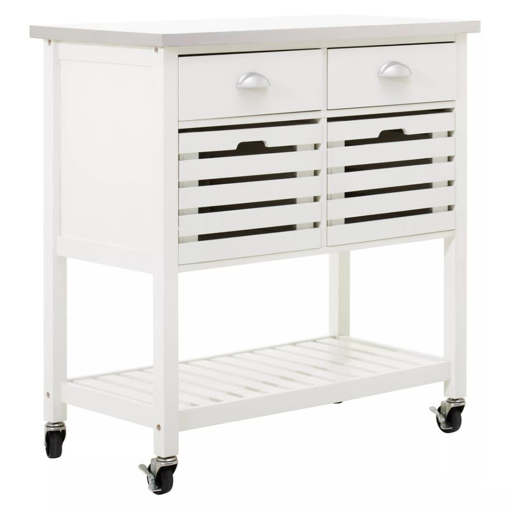 Sleek Kitchen Storage Trolley