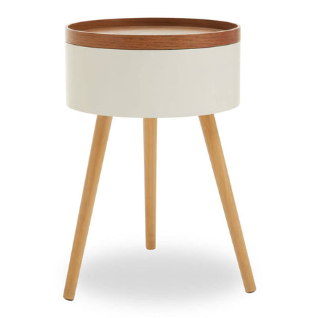 Viborg Minimalist Storage Side Table