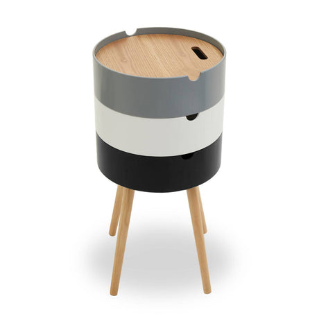 Viborg Wooden Tiered Storage Table