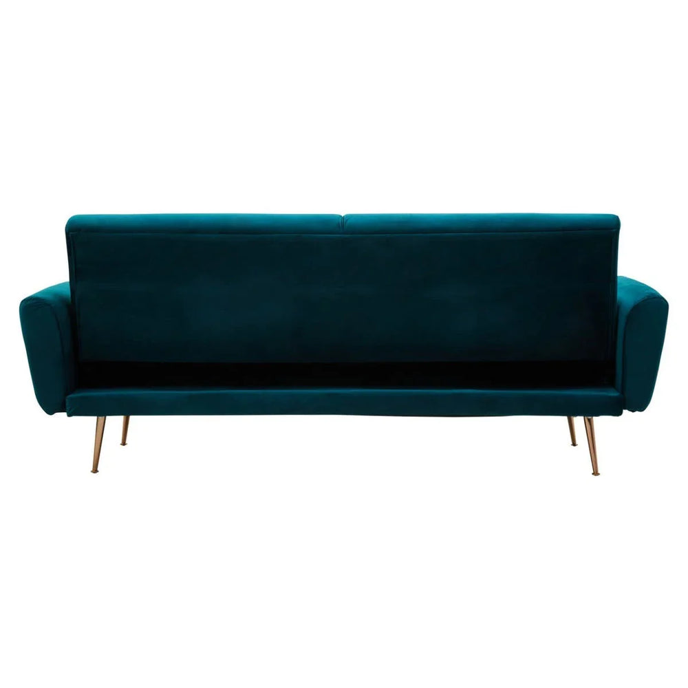 Luxe Green Velvet Sofa