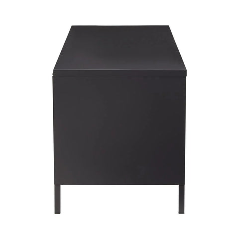 Modern Black Metal Media Console