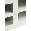 Sleek Metal Glass Media Console