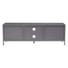 Sleek Metal Media Storage Unit