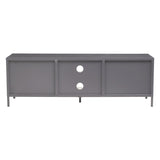 Sleek Metal Media Storage Unit