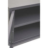 Sleek Metal Media Storage Unit