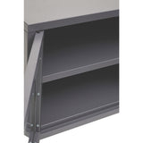 Sleek Metal Media Storage Unit