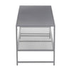 Grey Metal Coffee Table