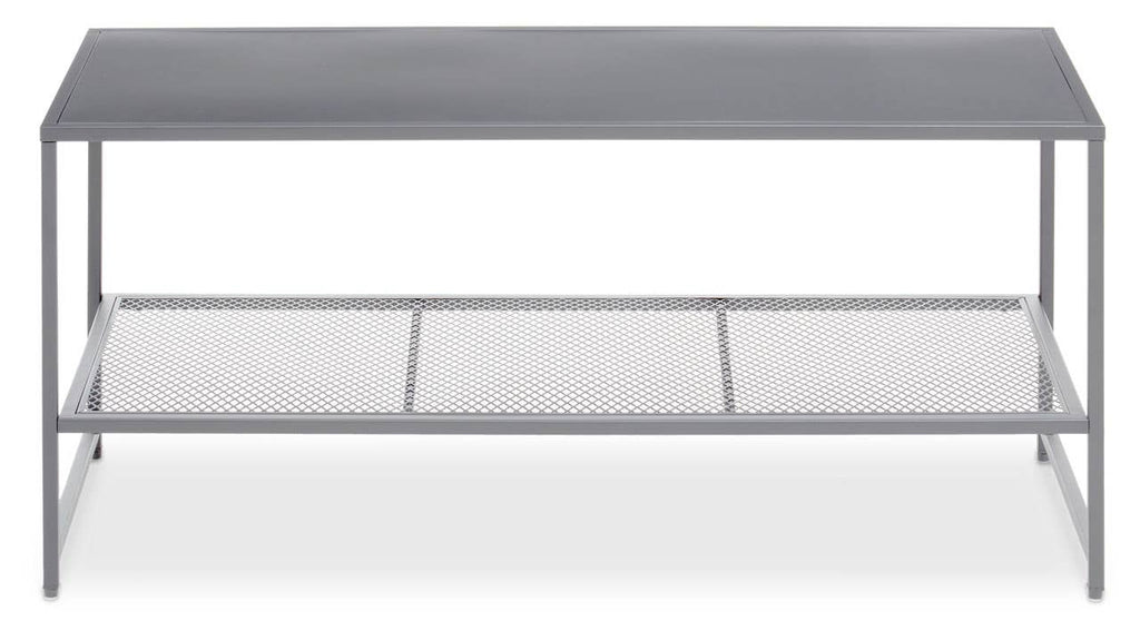Grey Metal Coffee Table