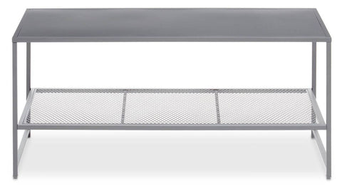 Grey Metal Coffee Table