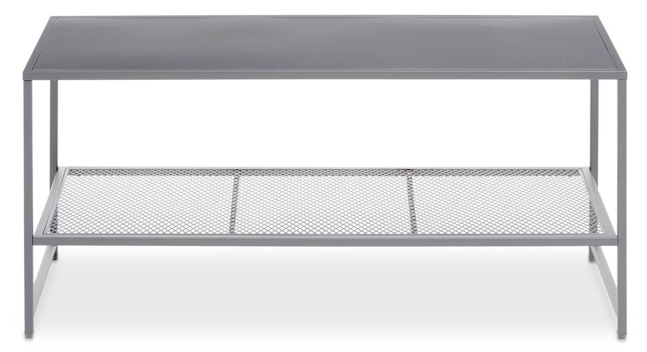 Grey Metal Coffee Table