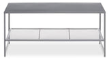 Grey Metal Coffee Table