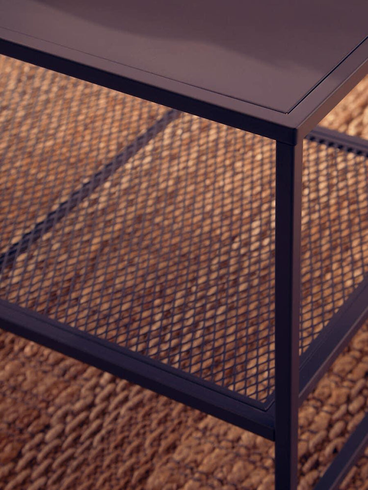 Grey Metal Coffee Table