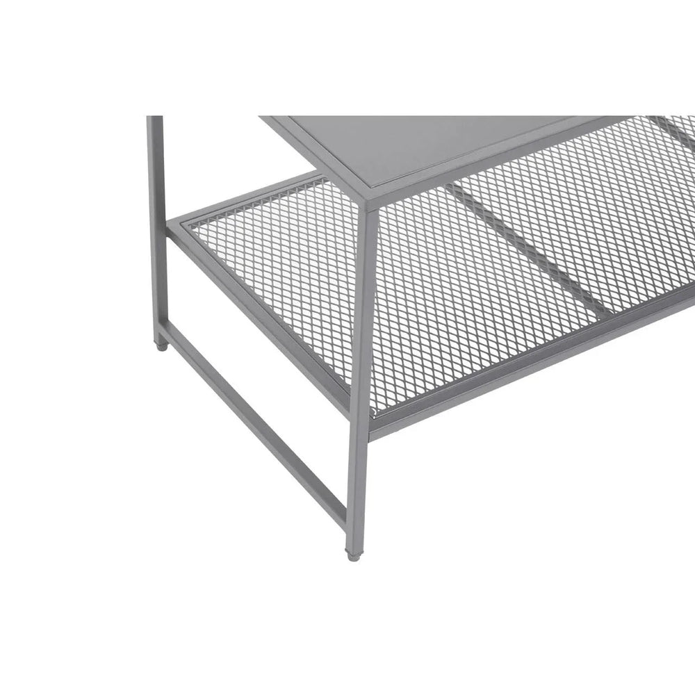 Grey Metal Coffee Table