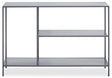 Title Grey Metal Console Table