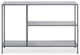 Title Grey Metal Console Table
