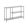 Title Grey Metal Console Table