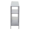 Title Grey Metal Console Table