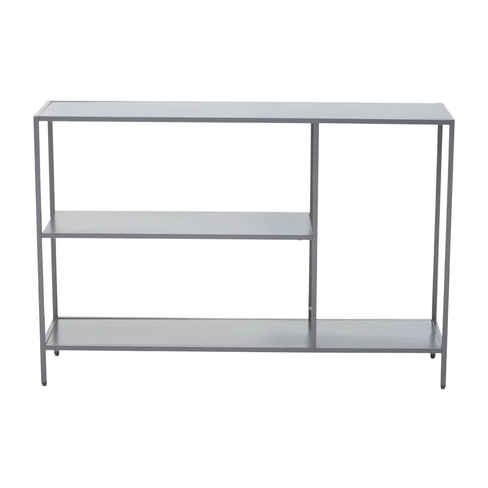 Title Grey Metal Console Table