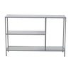 Title Grey Metal Console Table