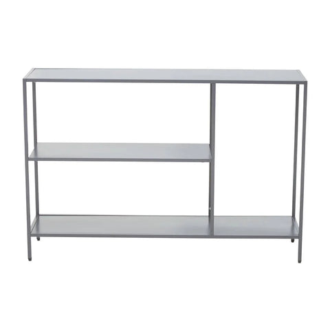 Title Grey Metal Console Table