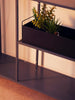 Title Grey Metal Console Table