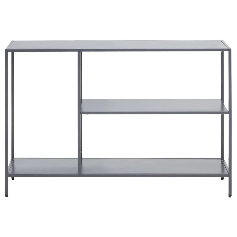 Title Grey Metal Console Table