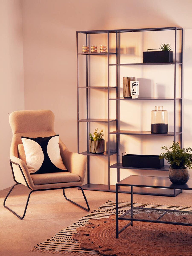 Grey Metal Multi Shelf